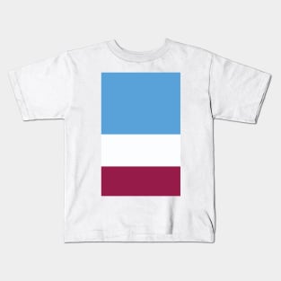 Manchester City Tricolour Design Kids T-Shirt